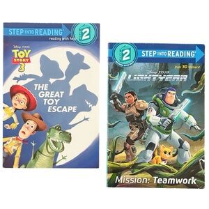 ✅ 5 for $25 - Step into Reading: Toy Story & Lightyear Kids Book Set - Blue